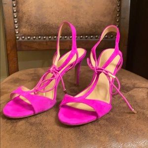 Banana Republic fuchsia heels